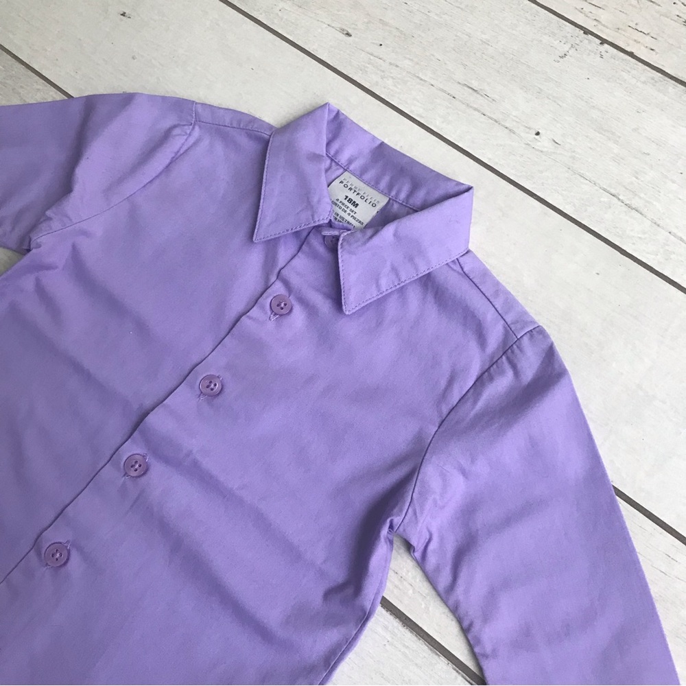Perry Ellis Button Up Shirt 18 Months - Picture 4 of 4